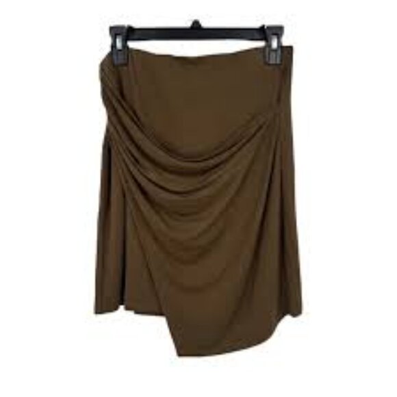 7 - NWT VINCE GATHERED SKIRT VINE - Picture 5 of 6